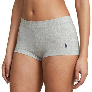 Polo Ralph Lauren Womens Mid Rise Girls Shorts Heather Grey - 4P2038
